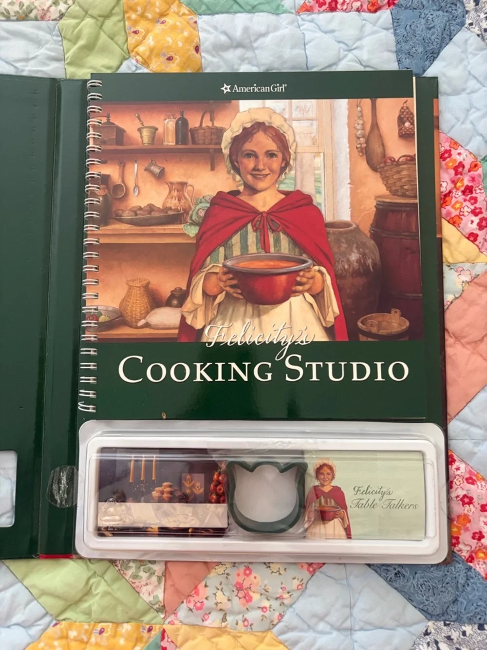 American Girl Felicity Cooking Studio Play Set - Red, Cream, Green